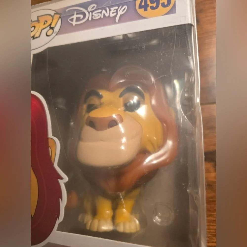 Funko Pop Disney Lion King MUFASA #495 In Protector NEW - Picture 4 of 4